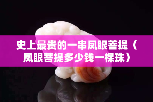史上最貴的一串鳳眼菩提（鳳眼菩提多少錢一棵珠）