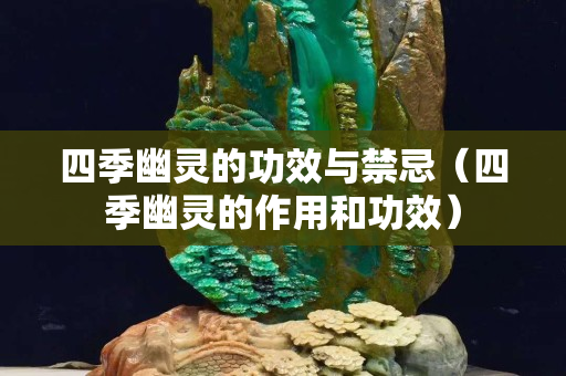 四季幽靈的功效與禁忌（四季幽靈的作用和功效）