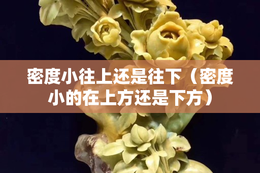 密度小往上還是往下（密度小的在上方還是下方）