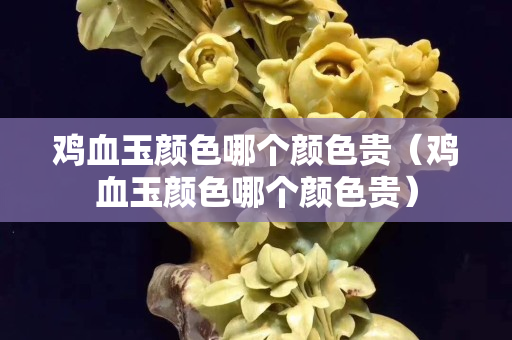 雞血玉顏色哪個顏色貴（雞血玉顏色哪個顏色貴）
