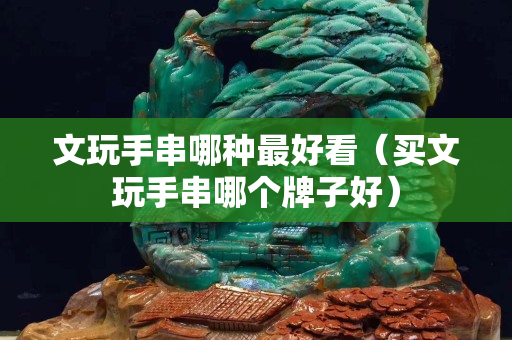 文玩手串哪種最好看（買文玩手串哪個牌子好）