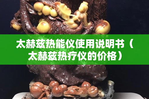 太赫茲熱能儀使用說明書（太赫茲熱療儀的價格）