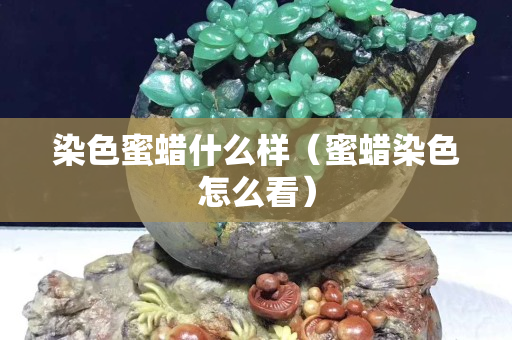 染色蜜蠟什么樣（蜜蠟染色怎么看）