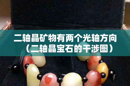 二軸晶礦物有兩個光軸方向（二軸晶寶石的干涉圖）