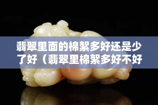 翡翠里面的棉絮多好還是少了好（翡翠里棉絮多好不好）