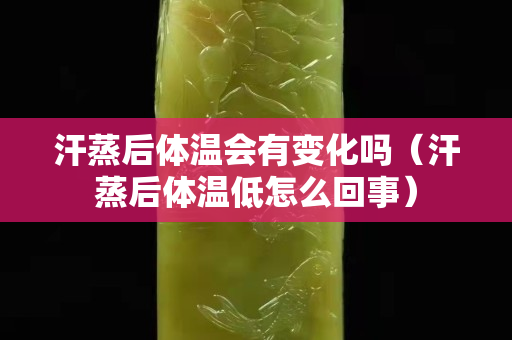 汗蒸后體溫會有變化嗎（汗蒸后體溫低怎么回事）