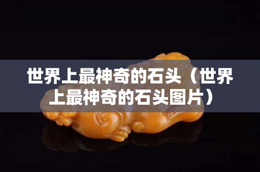 世界上最神奇的石頭（世界上最神奇的石頭圖片）