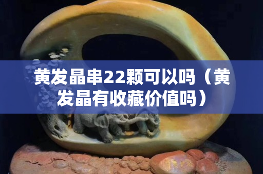 黃發晶串22顆可以嗎（黃發晶有收藏價值嗎）