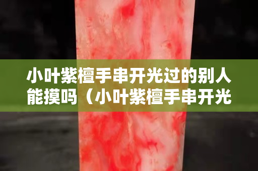 小葉紫檀手串開光過的別人能摸嗎（小葉紫檀手串開光后能盤嗎）