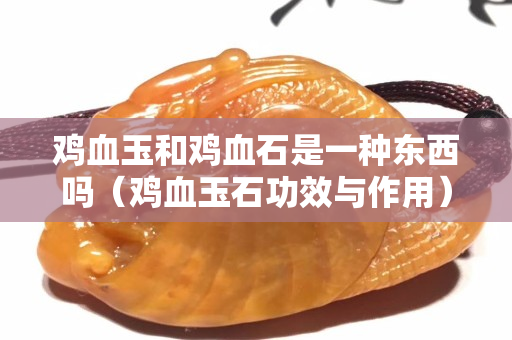 雞血玉和雞血石是一種東西嗎（雞血玉石功效與作用）