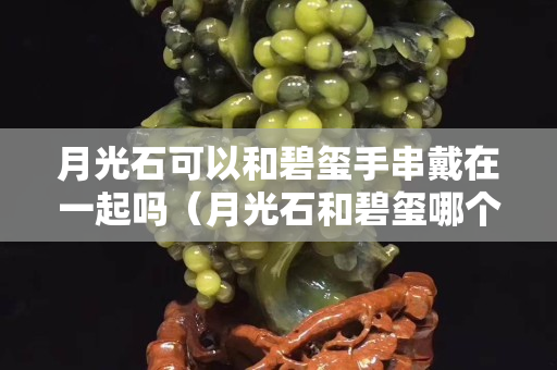 月光石可以和碧璽手串戴在一起嗎（月光石和碧璽哪個值錢）