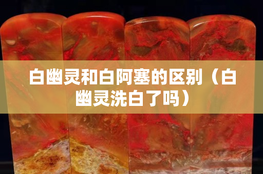 白幽靈和白阿塞的區別（白幽靈洗白了嗎）