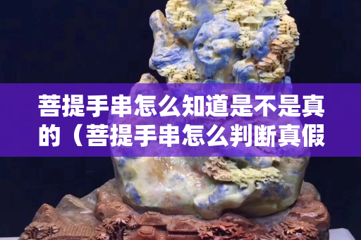 菩提手串怎么知道是不是真的（菩提手串怎么判斷真假）