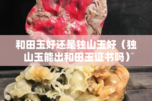 和田玉好還是獨山玉好（獨山玉能出和田玉證書嗎）
