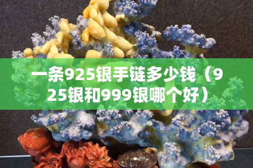 一條925銀手鏈多少錢（925銀和999銀哪個好）