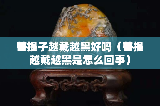 菩提子越戴越黑好嗎（菩提越戴越黑是怎么回事）