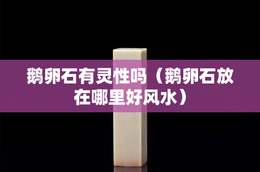 鵝卵石有靈性嗎（鵝卵石放在哪里好風水）
