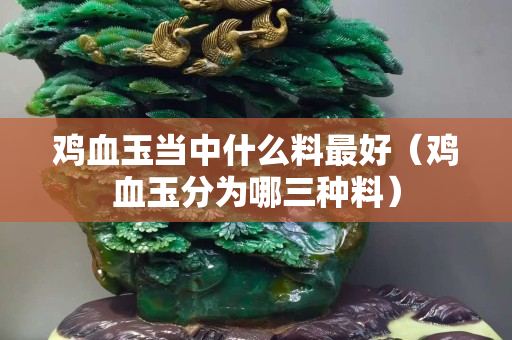 雞血玉當中什么料最好（雞血玉分為哪三種料）