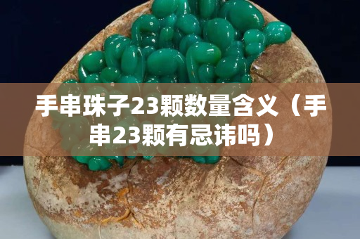 手串珠子23顆數(shù)量含義（手串23顆有忌諱嗎）