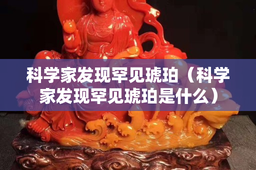 科學家發現罕見琥珀（科學家發現罕見琥珀是什么）