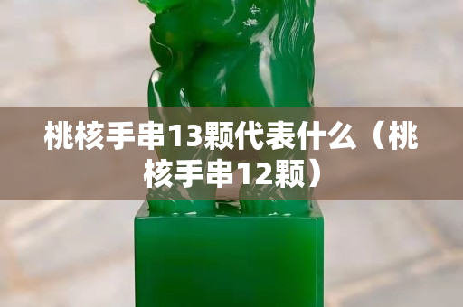 桃核手串13顆代表什么（桃核手串12顆）