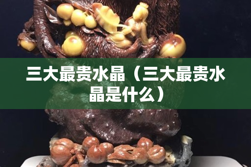 三大最貴水晶（三大最貴水晶是什么）
