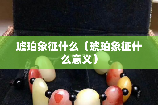 琥珀象征什么（琥珀象征什么意義）