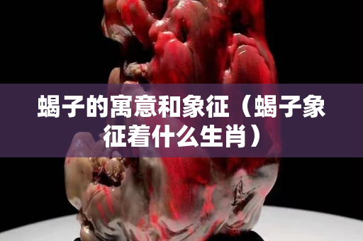 蝎子的寓意和象征（蝎子象征著什么生肖）