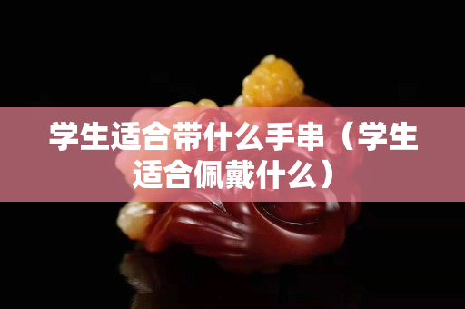 學(xué)生適合帶什么手串（學(xué)生適合佩戴什么）
