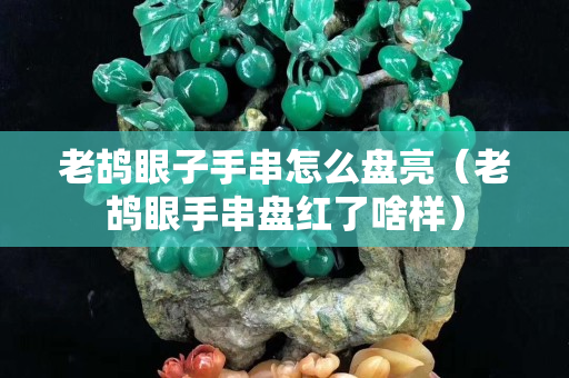 老鴣眼子手串怎么盤亮（老鴣眼手串盤紅了啥樣）