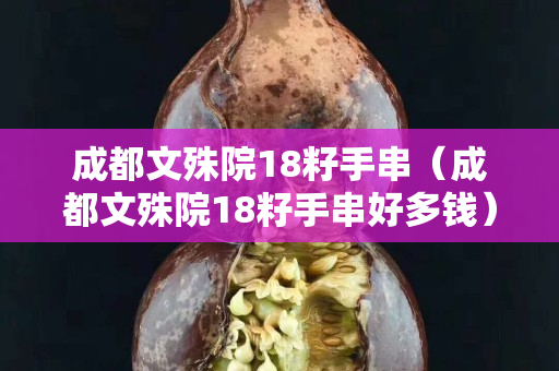 成都文殊院18籽手串（成都文殊院18籽手串好多錢）