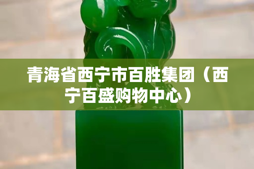青海省西寧市百勝集團（西寧百盛購物中心）