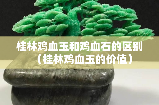 桂林雞血玉和雞血石的區別（桂林雞血玉的價值）