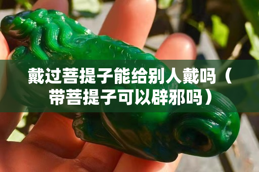 戴過菩提子能給別人戴嗎（帶菩提子可以辟邪嗎）