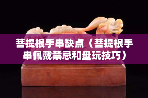 菩提根手串缺點（菩提根手串佩戴禁忌和盤玩技巧）