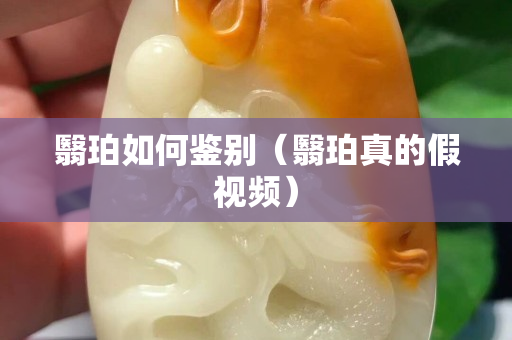 翳珀如何鑒別（翳珀真的假視頻）