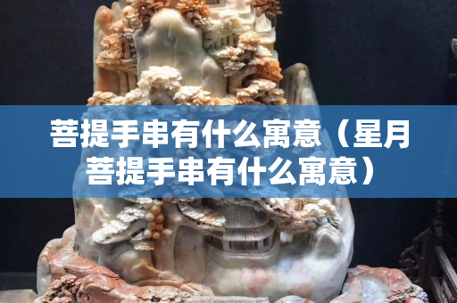 菩提手串有什么寓意（星月菩提手串有什么寓意）