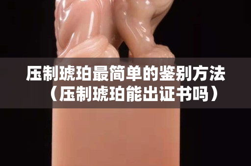 壓制琥珀最簡單的鑒別方法（壓制琥珀能出證書嗎）