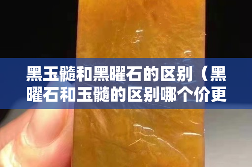 黑玉髓和黑曜石的區別（黑曜石和玉髓的區別哪個價更高）