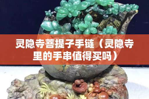 靈隱寺菩提子手鏈（靈隱寺里的手串值得買嗎）