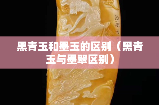黑青玉和墨玉的區(qū)別（黑青玉與墨翠區(qū)別）