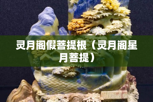 靈月閣假菩提根（靈月閣星月菩提）