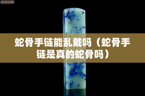 蛇骨手鏈能亂戴嗎（蛇骨手鏈是真的蛇骨嗎）