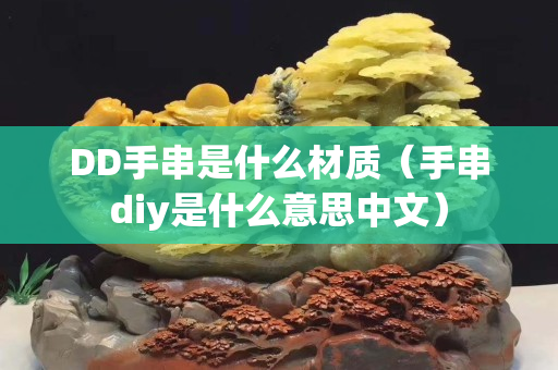 DD手串是什么材質（手串diy是什么意思中文）