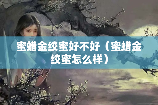 蜜蠟金絞蜜好不好（蜜蠟金絞蜜怎么樣）