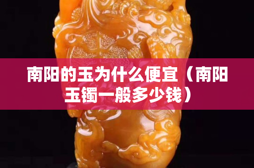 南陽的玉為什么便宜（南陽玉鐲一般多少錢）