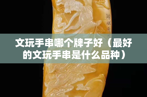 文玩手串哪個(gè)牌子好（最好的文玩手串是什么品種）