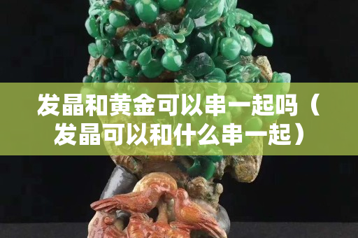 發晶和黃金可以串一起嗎（發晶可以和什么串一起）