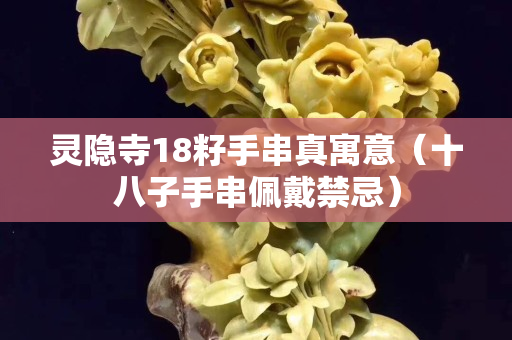 靈隱寺18籽手串真寓意（十八子手串佩戴禁忌）