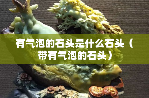 有氣泡的石頭是什么石頭（帶有氣泡的石頭）